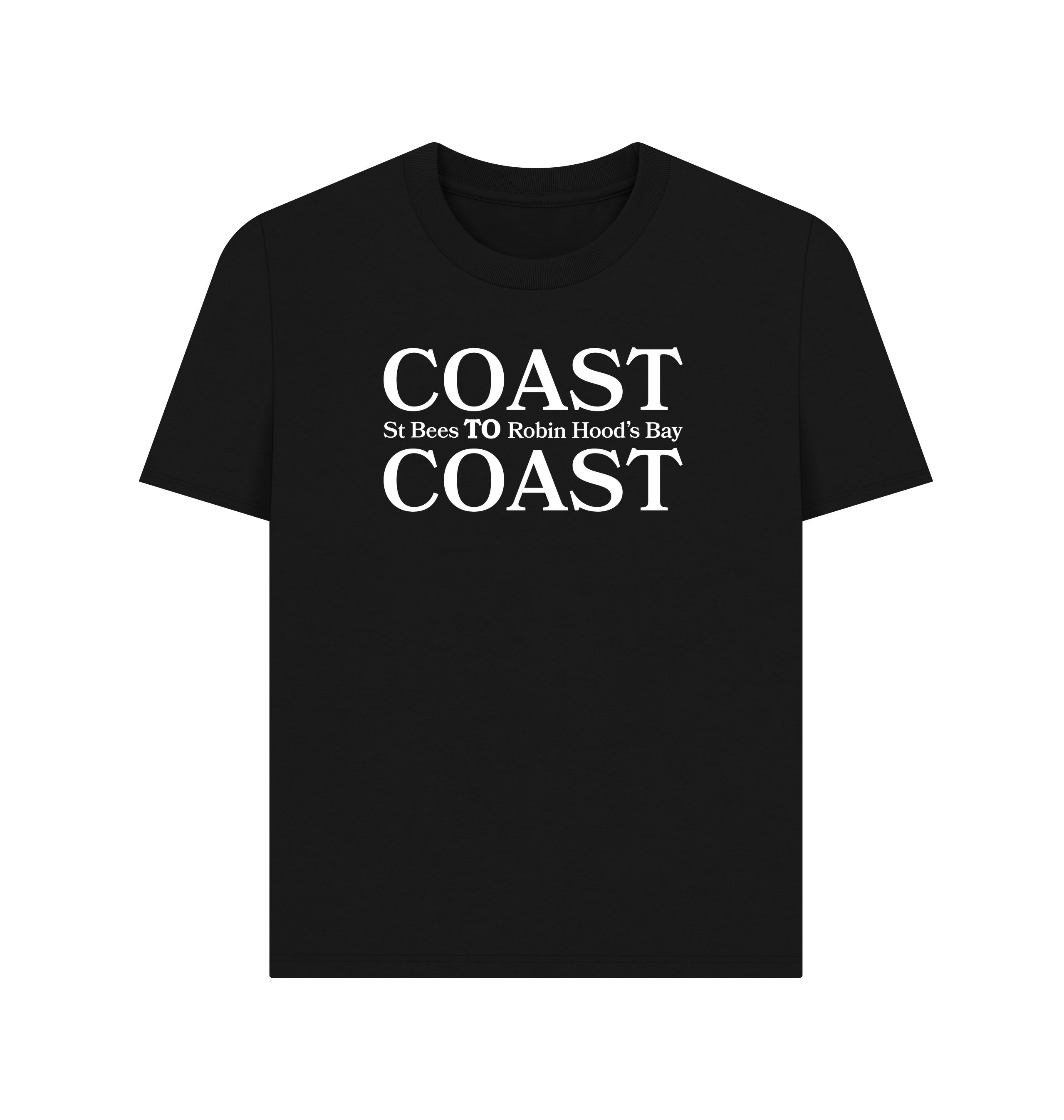 Coast to Coast - St Bees to Robin Hood's Bay - women's t-shirt