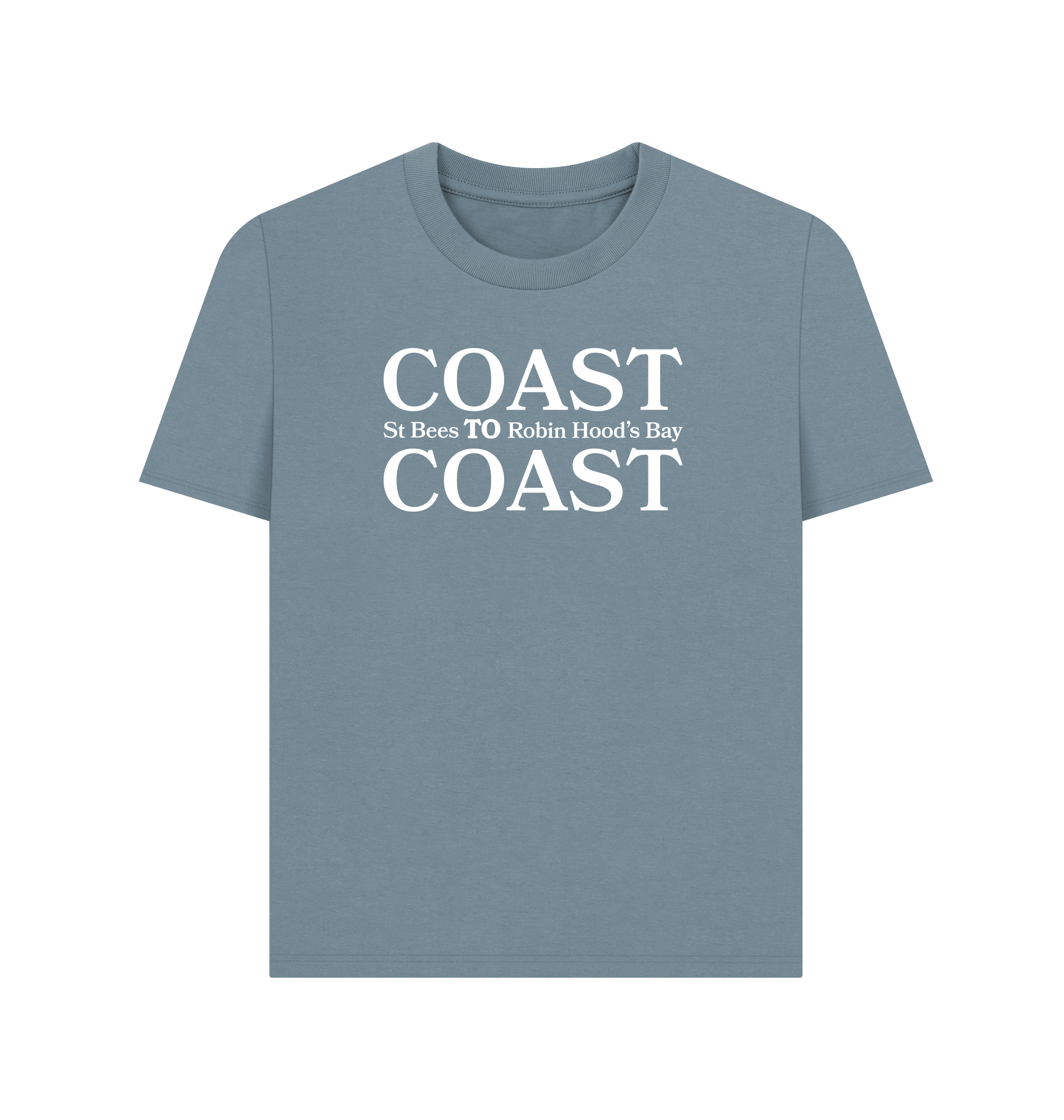 Coast to Coast - St Bees to Robin Hood's Bay - women's t-shirt