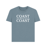 Stone Blue Printed T-shirt Front