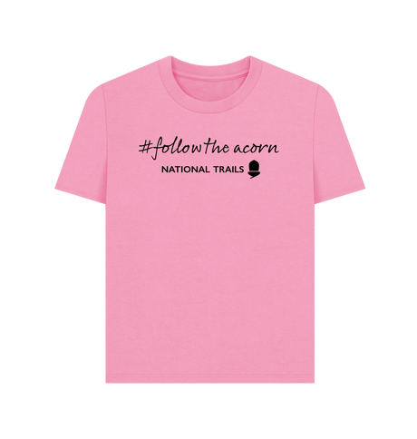 Rose Pink Printed T-shirt Front