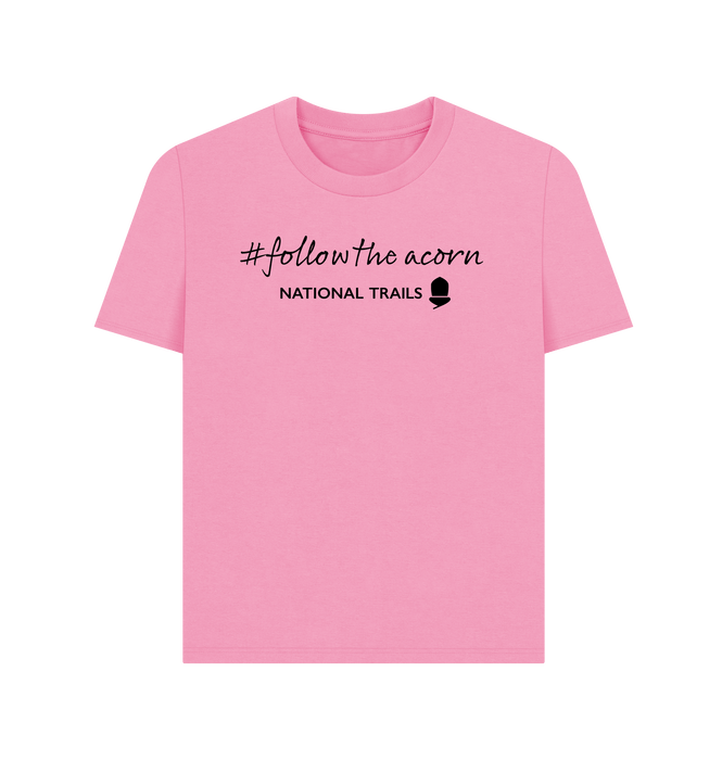 Rose Pink Printed T-shirt Front