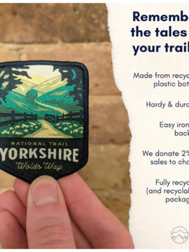 Yorkshire Wolds Way patch badge - A Trail to Remember