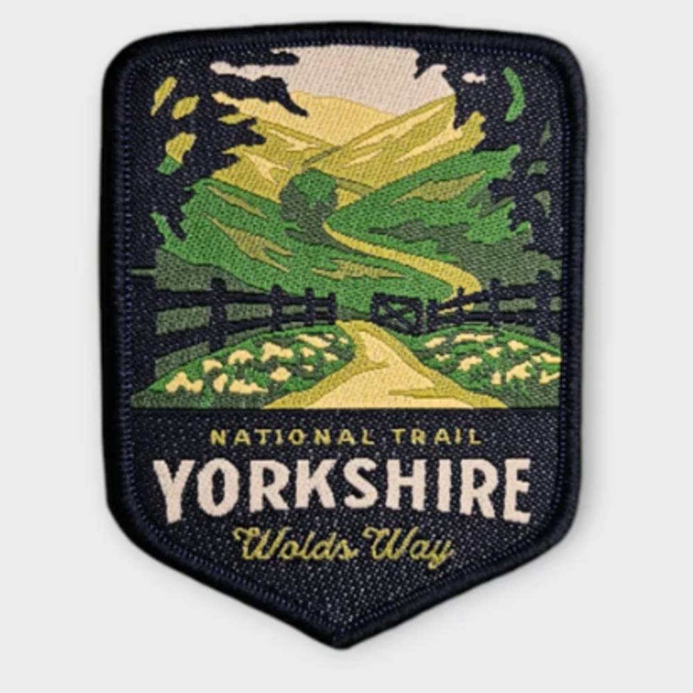Yorkshire Wolds Way patch badge - A Trail to Remember