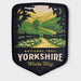 Yorkshire Wolds Way woven patch badge  -The Trails Shop 