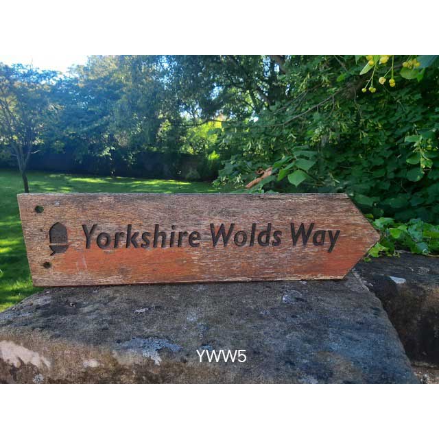 Yorkshire Wolds Way National Trail original sign for sale YWW5