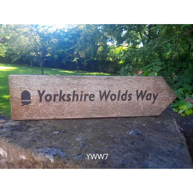 Yorkshire Wolds Way National Trail original sign for sale YWW7