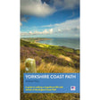 Book cover of 'Yorkshire Coast Path' with a scenic view of the coast on the cover.