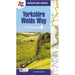 Map of Yorkshire Wolds Way with a scenic view and A-Z Adventure Series branding.