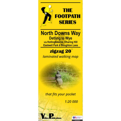 North Downs Way 4 Detling to Wye map cover 