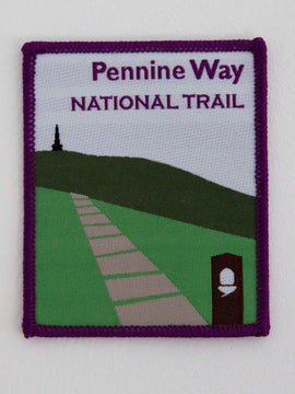 Pennine Way woven sew-on badge