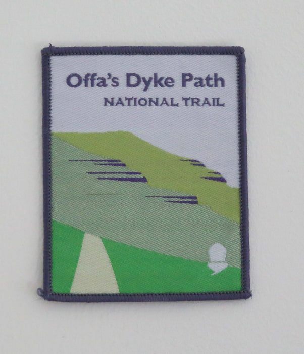 Offa's Dyke Path woven sew-on badge