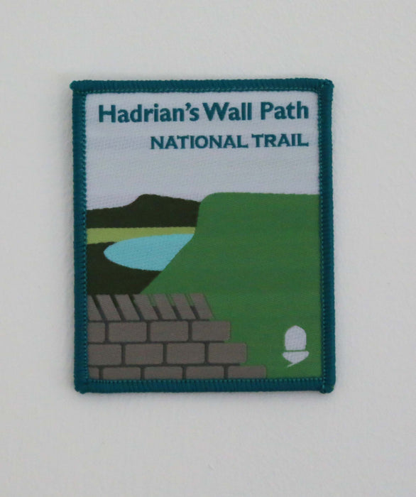 Hadrian's Wall Path woven sew-on badge