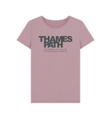 Mauve Printed T-shirt Front