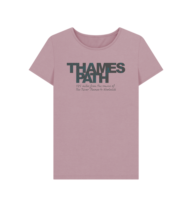 Mauve Printed T-shirt Front
