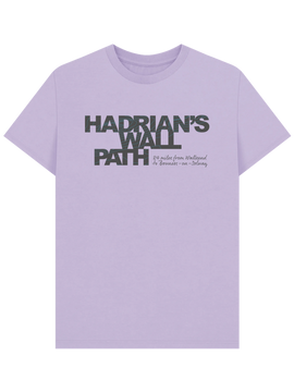 Hadrian's Wall Path 'contours' men's t-shirt