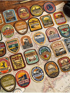 Peddars Way Norfolk Coast Path woven patch badge