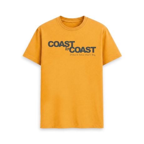 Mustard Printed T-shirt Front