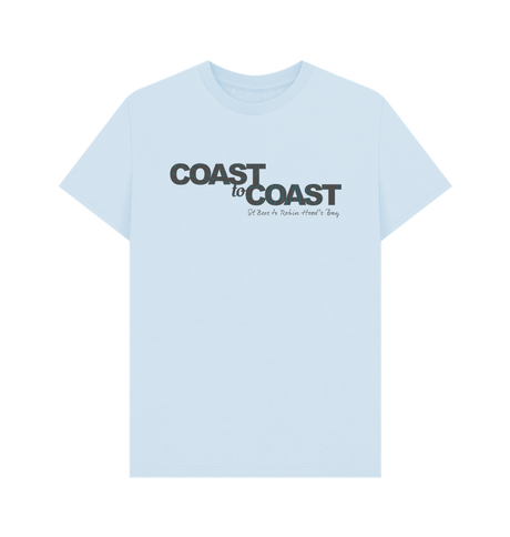 Sky Blue Printed T-shirt Front