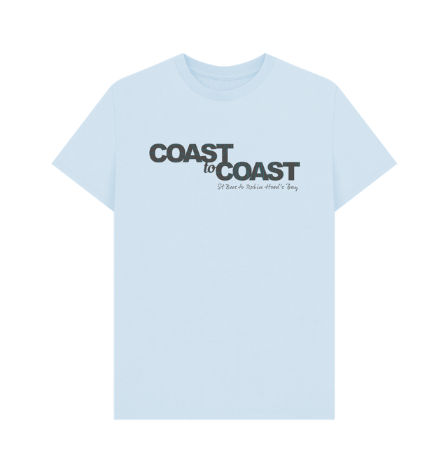Sky Blue Printed T-shirt Front