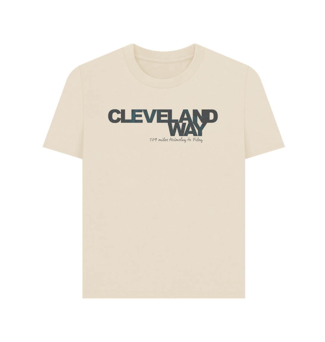 Cleveland Way 'contours' women's t-shirt