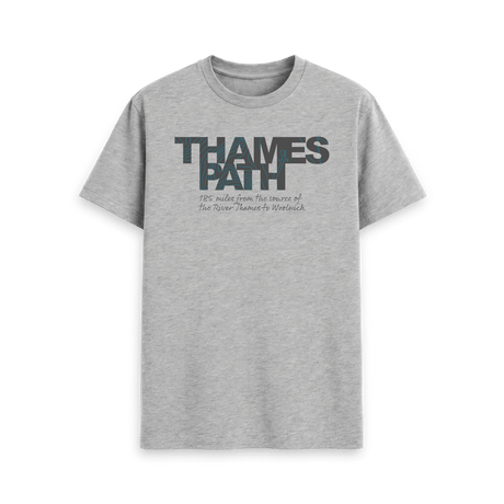 Athletic Grey Printed T-shirt Front