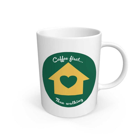 Coffee first waymarker mug