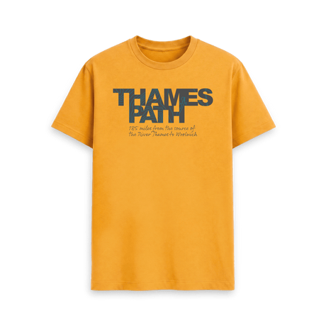 Mustard Printed T-shirt Front