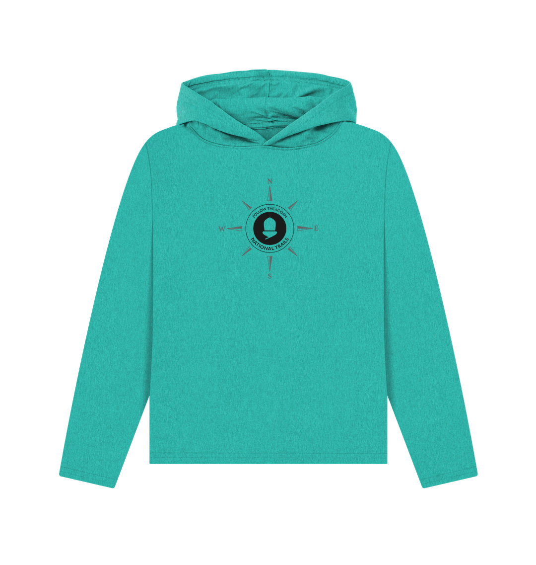 'Follow the acorn' National Trail Women's Compass Hoodie
