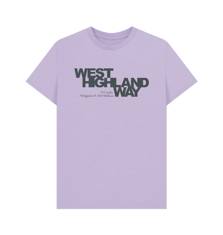 Lilac Printed T-shirt Front