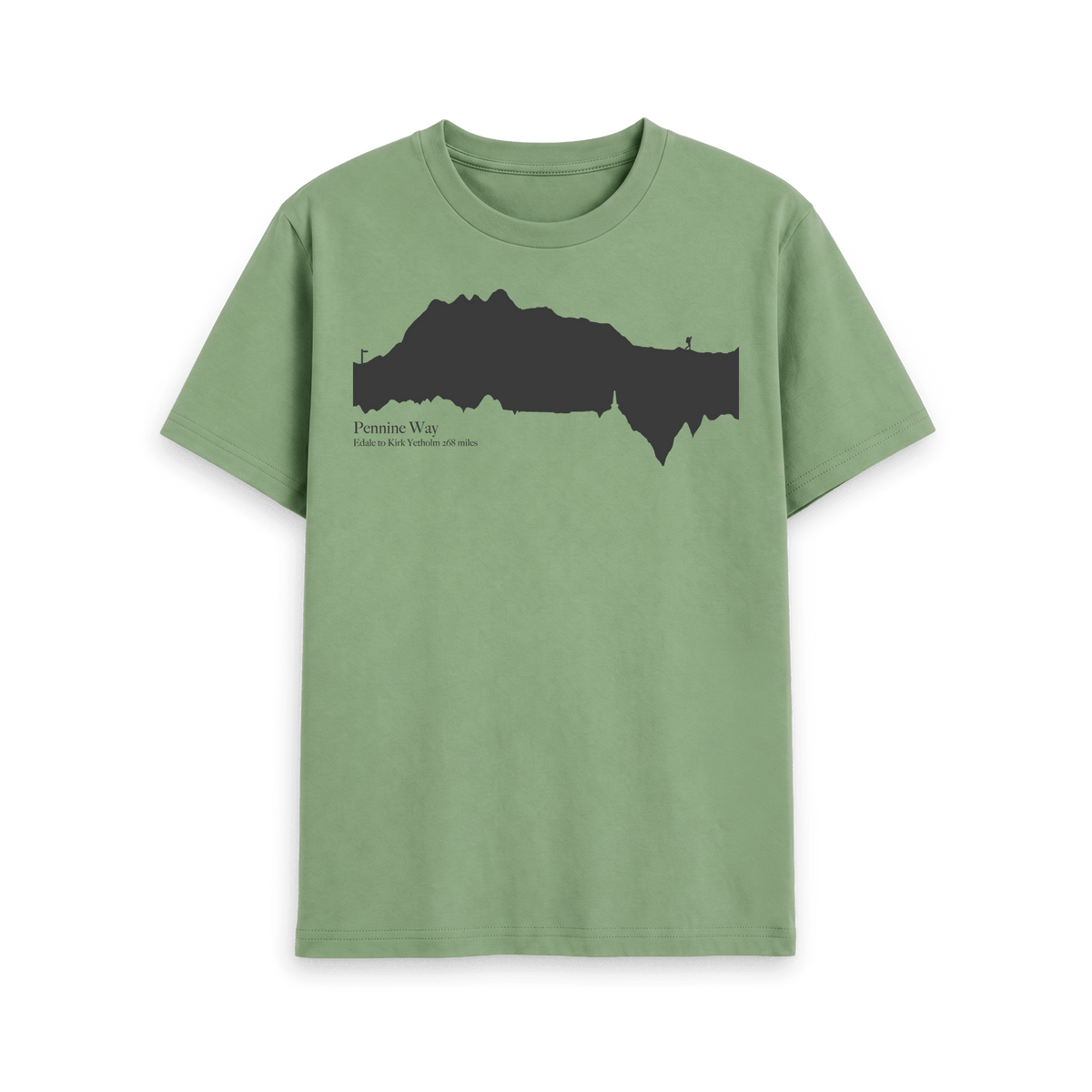 Sage Printed T-shirt Front