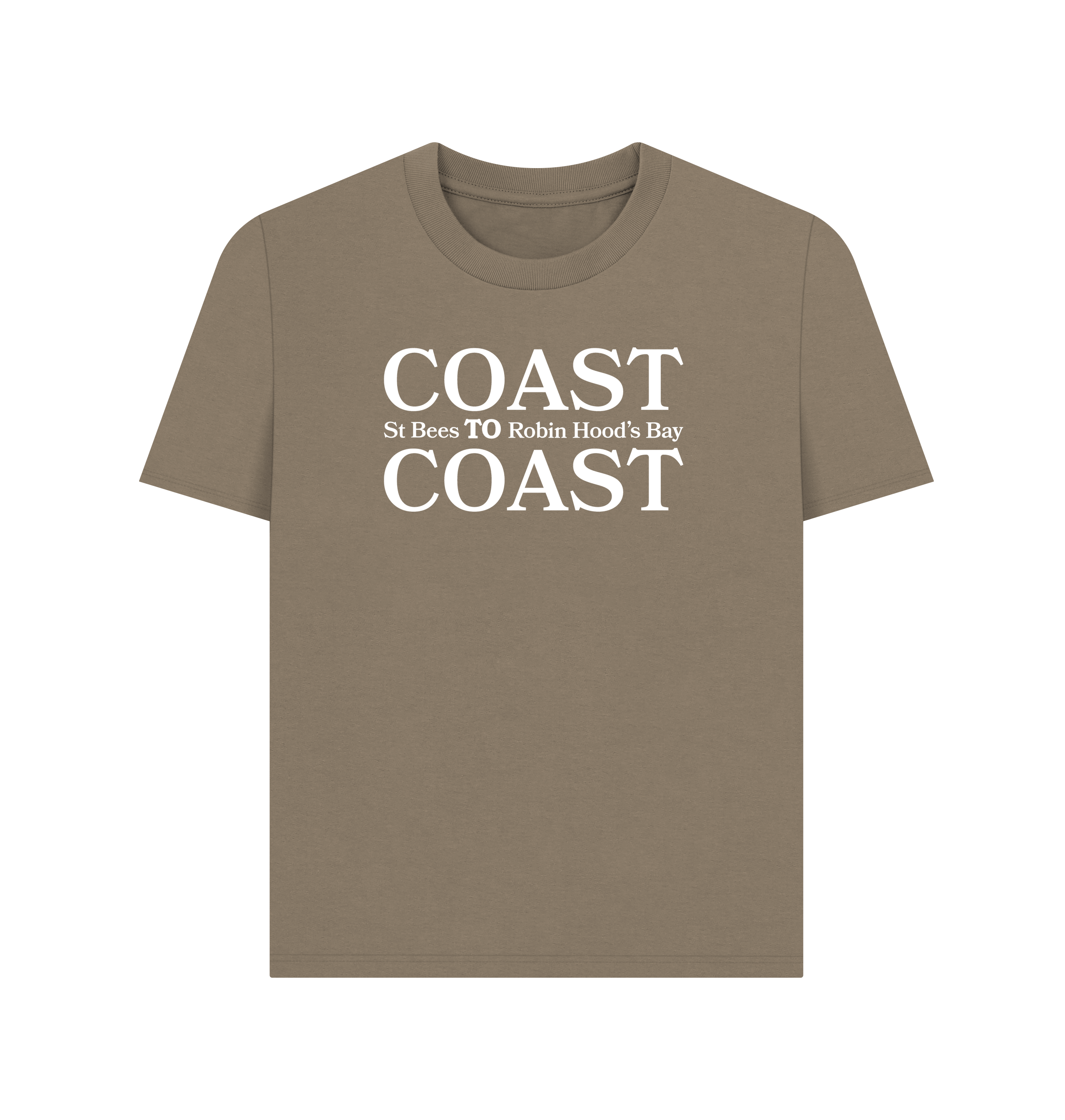 Coast to Coast - St Bees to Robin Hood's Bay - women's t-shirt