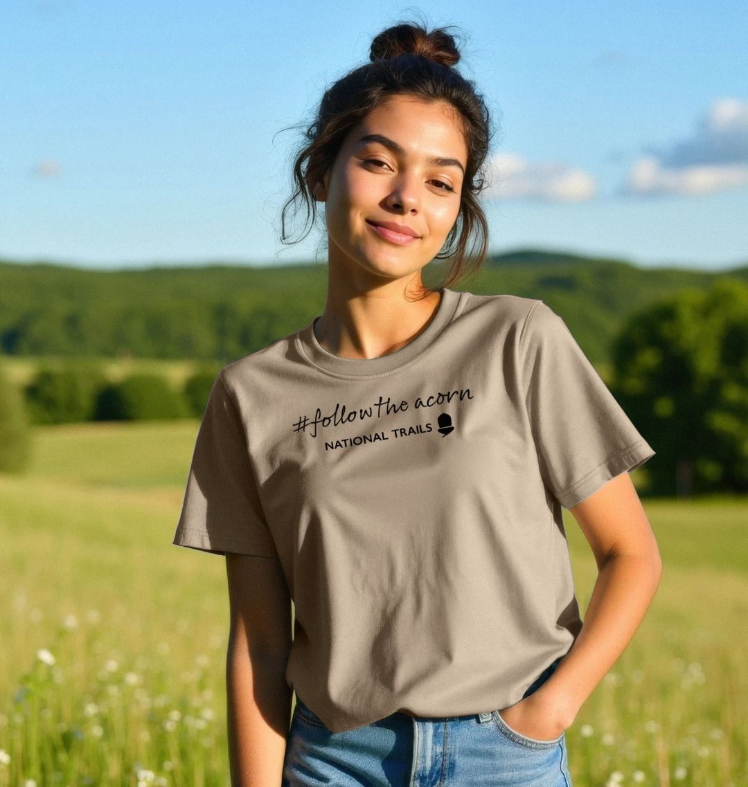 National Trails #followtheacorn women's t-shirt