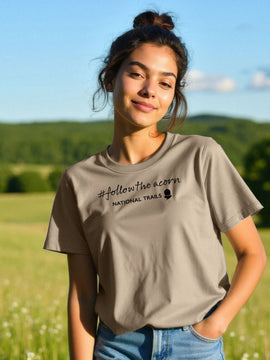 National Trails #followtheacorn women's t-shirt