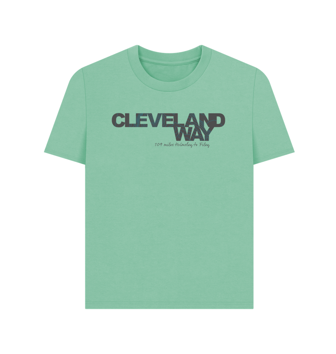 Cleveland Way 'contours' women's t-shirt