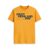 Mustard Printed T-shirt Front