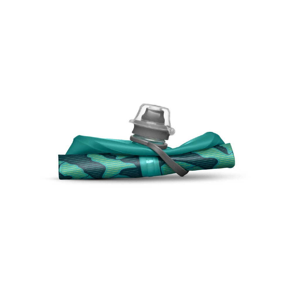 Glacier blue mountain Stow bottle - folded