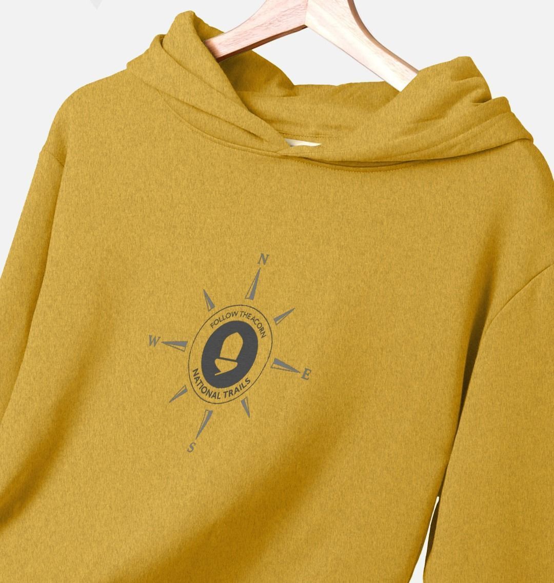 'Follow the acorn' National Trail Women's Compass Hoodie
