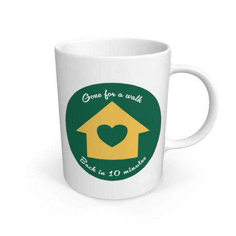 Gone for a walk waymarker mug