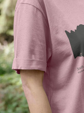 South Downs Way 'elevation profile' Women's T-Shirt