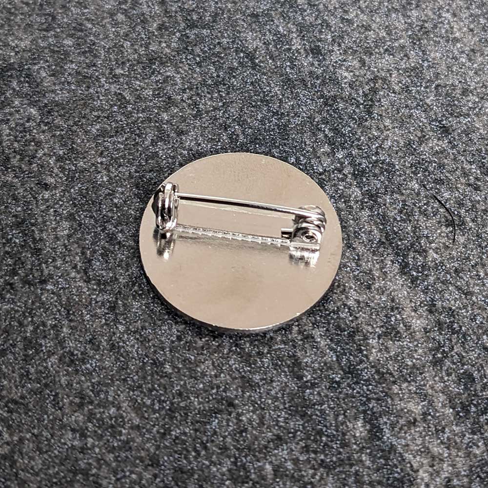 Back of Love Walking Waymarker Enamel Pin Badge
