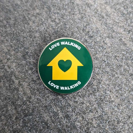 Love Walking Waymarker Pin / Lapel Badge