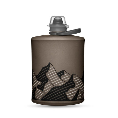Stow mammoth 500ml water bottle with mountain design