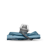 mountain blue stow bottle, folded- The Trails Shop 