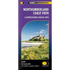 Northumberland Coast Path Harvey map