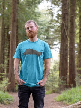 Pennine Way 'elevation profile' Men's T-Shirt