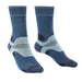 Bridgedale merino boot sock  sky blue