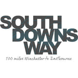 The Trails Shop South Downs Way contours t-shirt design
