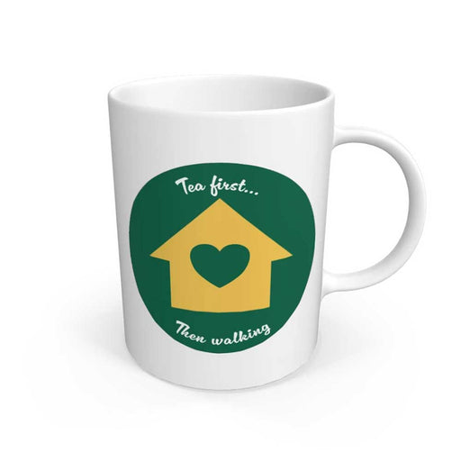 Tea first waymarker mug
