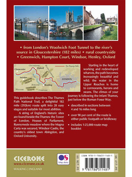 Walking the Thames Path - guidebook with map