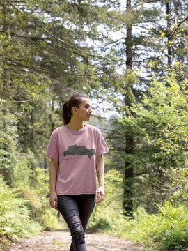 Pennine Way 'elevation profile' Women's T-Shirt